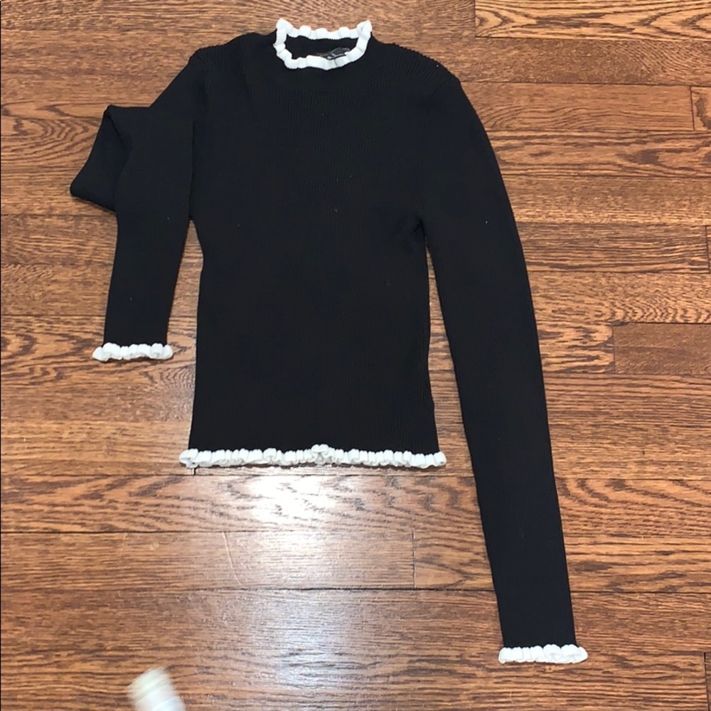 Long sleeve tight sweater